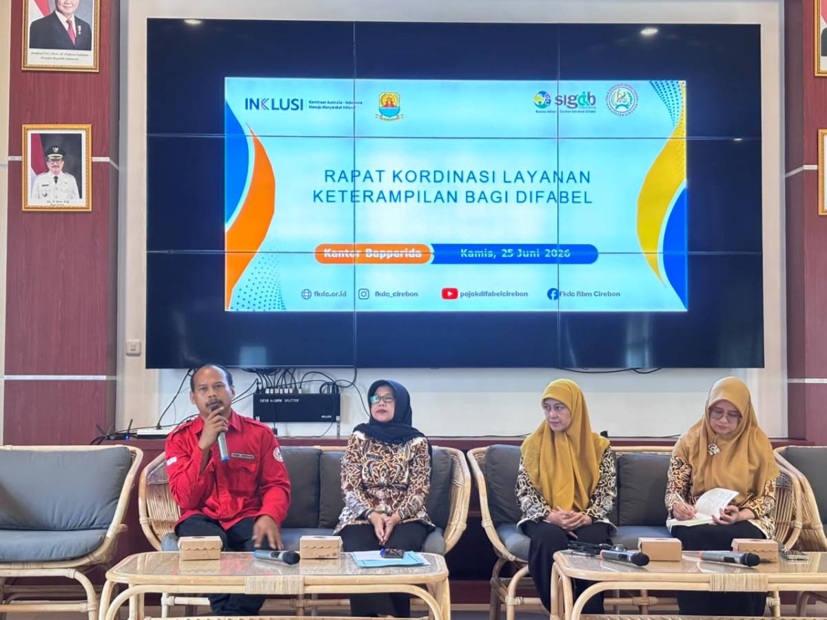 FKDC Gandeng Dinas Sosial Kabupaten Cirebon Perkuat Layanan Keterampilan bagi Difabel